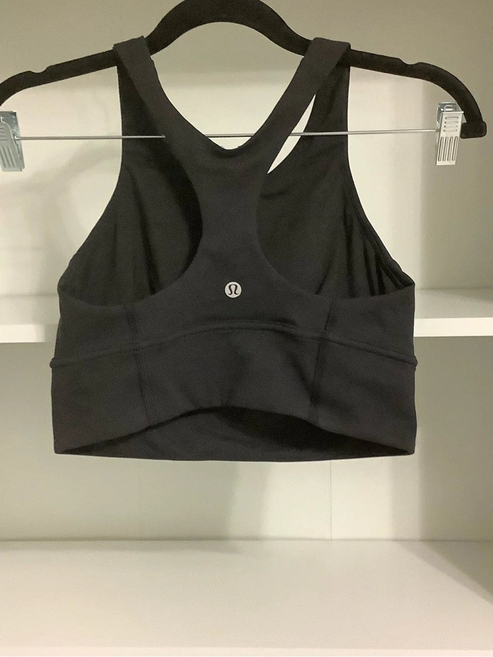 lululemon athletica Black High-Neck Sports Bra